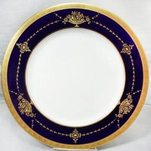 REGENT COBALT by Aynsley Dinner Plate 10.75" NEW NEVER USED made in England - Picture 1 of 4
