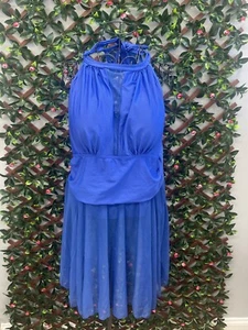 Bloomchic Blue Swim Dress - Picture 1 of 5