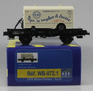 REE HO WB-072.1 Flatcar with Load, New in Box - Picture 1 of 2