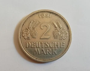 Germany 2 Deutche Mark 1951j KM#111 unc - Picture 1 of 2