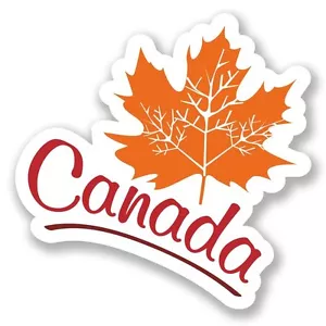 2 x Canada Vinyl Sticker Laptop Travel Luggage Car #6710Â  - Picture 1 of 1