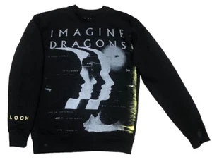Imagine Dragons Sweatshirt S schwarz Loom World Tour 2024 Merch NEU *defekt - Bild 1 von 7