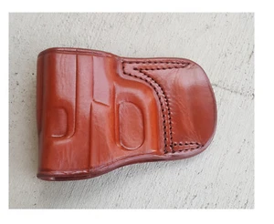 Funda deslizable para cinturón de cuero Tagua para Springfield XD 40 COMPACT marrón diestro BSH-642 - Imagen 1 de 3