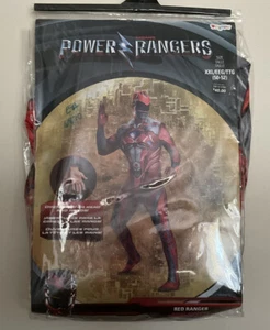 DISGUISE ADULT POWER RANGERS RED RANGER COSTUME XXL … NEW IN PACKAGE - Picture 1 of 3