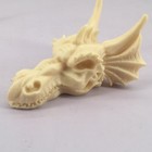 1pc Natural Tooth fruit Quartz hand Carved dragon crystal Reiki healing