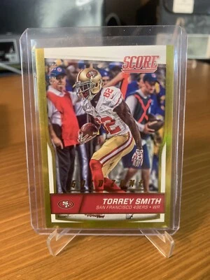 2016 Panini Score Torrey Smith Gold Zone /99 49ers #274 - Image 1 of 4