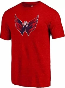 Camiseta Fanatics NHL Washington Capitals Logo Tri-Mezcla, Nueva, Talla Grande - Imagen 1 de 2
