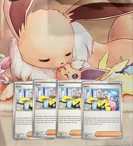 Pokemon TCG Paldea Evolved Iono 185/193 Uncommon Trainer Playset of 4 - NM - Picture 1 of 2