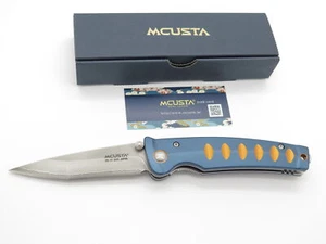 Mcusta Seki Japan Katana MC-42C Gold Japanese Tanto VG-10 San Mai Folding Knife - Picture 1 of 6