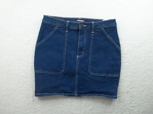 Wrangler Womens Denim Jean Mini Skirt Size M Western 100% Cotton Casual 32 x 16 - Picture 1 of 11