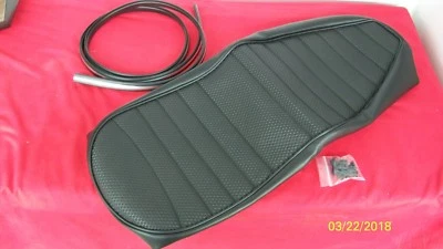 1973-77 TRIUMPH T140 BLACK BASKET WEAVE W/GOLD LOGO SEAT COVER 83-7066 UK MADE  Foto 1 de 4