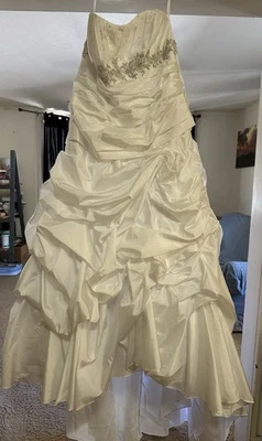 Vestido de novia para mujer talla grande talla 22W Foto 1 de 4