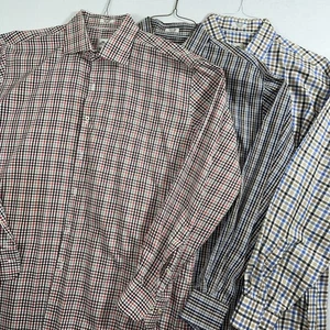 Peter Millar Paket (3) Hemden Gr. XL kariert kariert Langarm Tasche Button Down - Bild 1 von 24