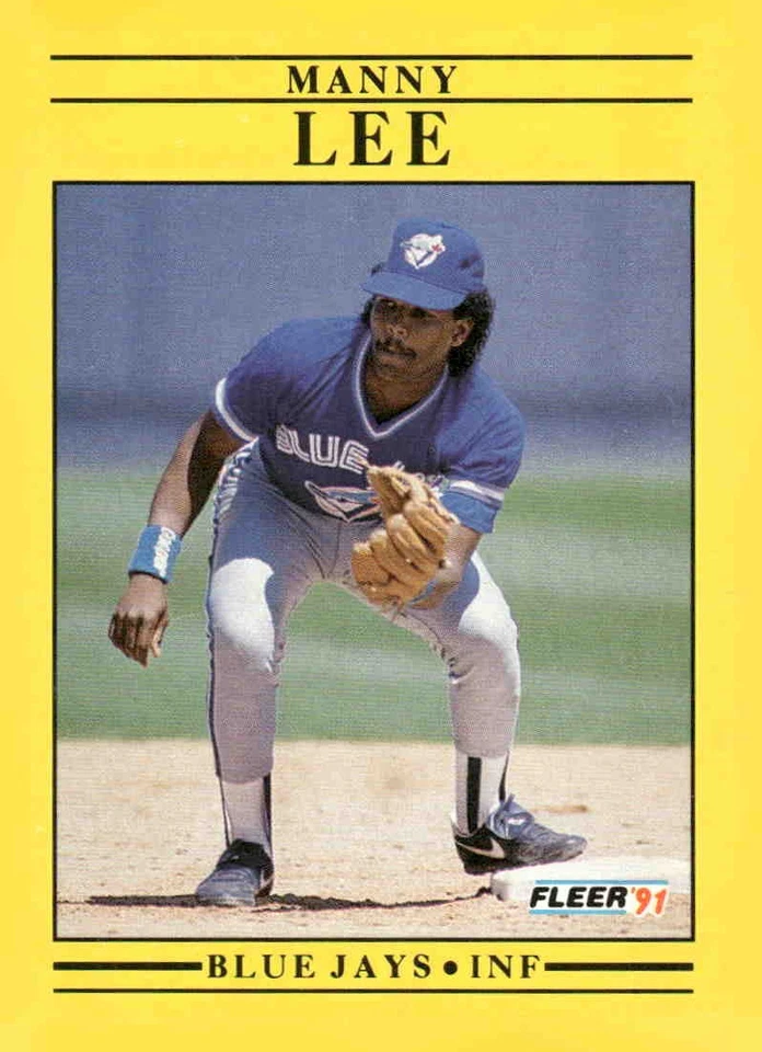 1991 Fleer #179a Manny Lee - Image 1 of 2