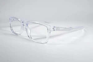 Oakley Eyeglasses Rafter Mens Polished Clear Full Rim Plastic Glasses Frames - Picture 1 of 4