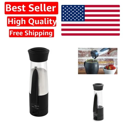 Elegante dispensador de azúcar ajustable negro con esfera de medición automática Foto 1 de 4