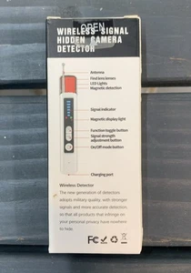 Mgmcm Cámara Oculta Detector de Errores Portátil Rf Inalámbrico Escáner de Señal - Imagen 1 de 6