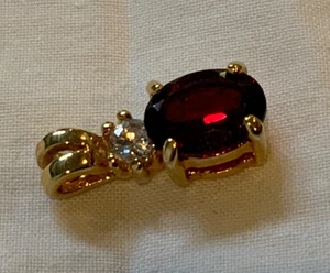 Rot Weiß Strass Gold Ton Charm Anhänger Y2K Weihnachten Strumpf Füller - Bild 1 von 6