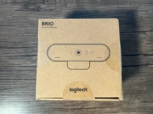 Logitech Brio 4K Pro Webcam V-U0040 Ultra HD Video & HDR 960-001105 - SEALED - Afbeelding 1 van 1