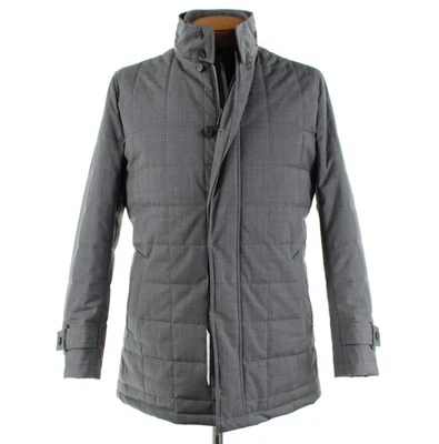 Cardinal of Canada NWD Wool Quilted Jacket w/ Hood Size M (40 US) In Gray - Image 1 of 4