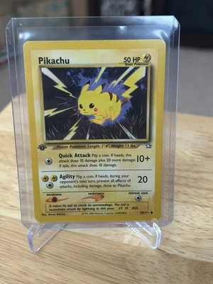 Pokémon TCG Pikachu Neo Genesis 1st Edition 70/111 NM/M - Image 1 of 2