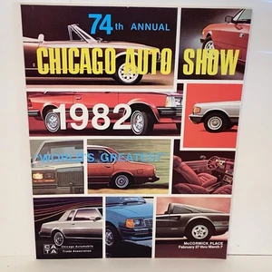 Vintage 74th Annual 1982 Chicago Auto Show Program - Bild 1 von 10