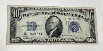 1934 C United States 10-Dollar Silver Certificate - Image 1 of 4