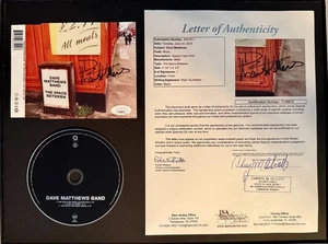 Dave Matthews firmato Lo spazio tra CD custodia incorniciata autografo JSA - Foto 1 di 2