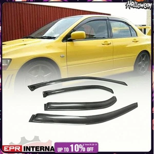 For MITSUBISHI Evolution 7 8 9 OE Style Carbon Fiber Wind Deflector Exterior Kit - Picture 1 of 12