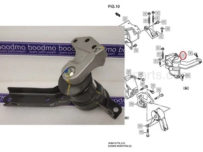 Engine Mounting Right Hand for Suzuki CIAZ on K14B Engine - 11610M79M10 - Image 1 of 3