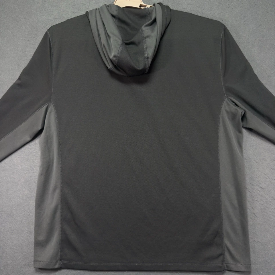Reel Legends Shirt Adult Extra Large Gray Hoodie Performance Fishing Snap Mens - Image 1 of 4