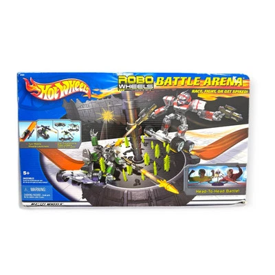 Hot Wheels Robo Wheels Battle Arena Set # 54502 NEW IN BOX Sealed Light Box Dmgd - Image 1 of 2