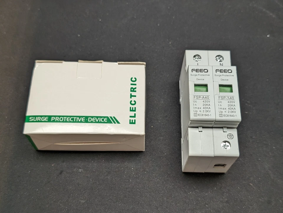 FEEO type 2 surge protective device FSP-A40, 420V 20KA - Image 1 of 1