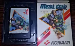 Metal Gear MSX 2 Computer game Vintage 1987 KONAMI Made in Japan - Imagen 1 de 2