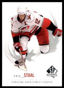 2009-10 SP Authentic Eric Staal Carolina Hurricanes #22