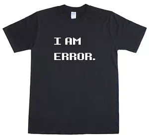 SOY ERROR. Camiseta Retro Meme Gamer Geek Divertida Para Hombre Ajuste Recuperar - Imagen 1 de 11