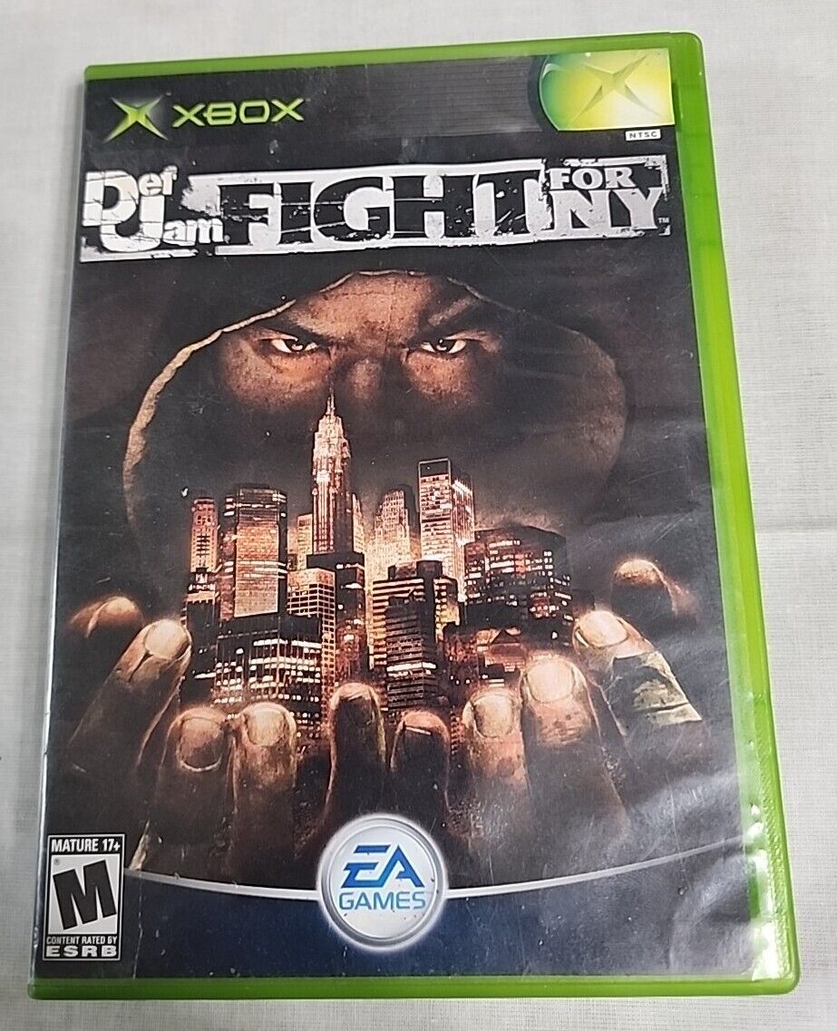 Def Jam: Fight for NY (Xbox Microsoft 2004) Tested / Working (Missing Manual)