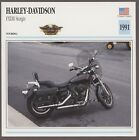 Carte moto Harley Davidson 1991 FXDB Sturgis Edito Service Atlas