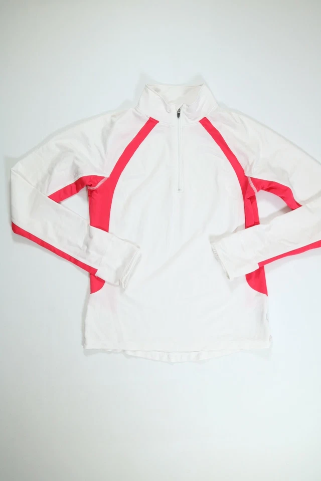 Pullover deportivo para mujer C9 Champ blanco 1/4 cremallera pequeño S usado en excelente estado Foto 1 de 4
