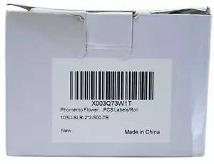 Rotolo etichette Phomemo Flower 103U SLR 2x2 500 - Foto 1 di 2