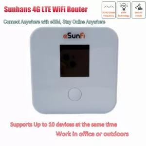 eSunFi eSIM Mobile WiFi Router Sunhans pocket 4G LTE Modem Global Wifi Hotspot - Picture 1 of 19