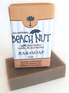 Beach Nut Soap ~ All Natural Handmade Moisturizing Bar 3.5oz - Picture 1 of 1