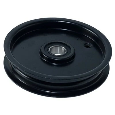 Black Max Idler Pulley ID 3.25" / 4" ID 3/8" use for lawn mower deck spindles - Image 1 of 4