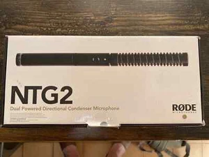 Rode NTG-2 Dual Powered Condenser Shotgun Microphone + Sennheiser Line Cable CL2 - Imagen 1 de 9