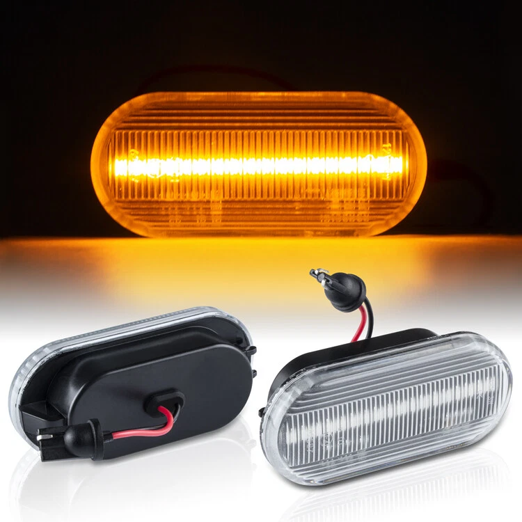 2x LED Seitenblinker Blinker klar Seitenleuchten für VW Golf 3 / Variant - Bild 1 von 4