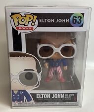 Funko Pop! Vinyl: Elton John - Red, White, & Blue #63 W/ Protector Case