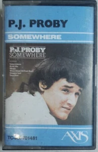 P. J. Proby Somewhere Cassette Tape Features Somewhere From-Hold Me-Honey Hush-L - Picture 1 of 7