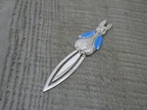 Brand New Sterling Silver Enamel Peter Rabbit Bookmark - Bild 1 von 3