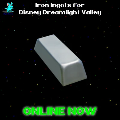 42 x Stacks of 99 Iron Ingots Bars for Disney Dreamlight Valley ❇️ ONLINE ❇️ - Image 1 of 2