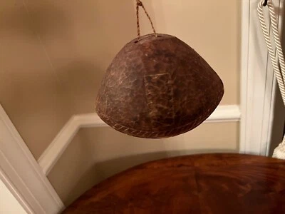 Primitive Antique Wooden African Teak Camel Bell - Image 1 of 4
